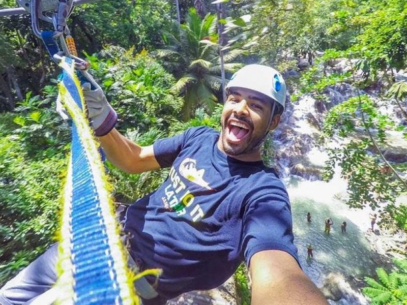 Private Round Trip Transfer to Dunns River Climb and Zipline over the Falls!